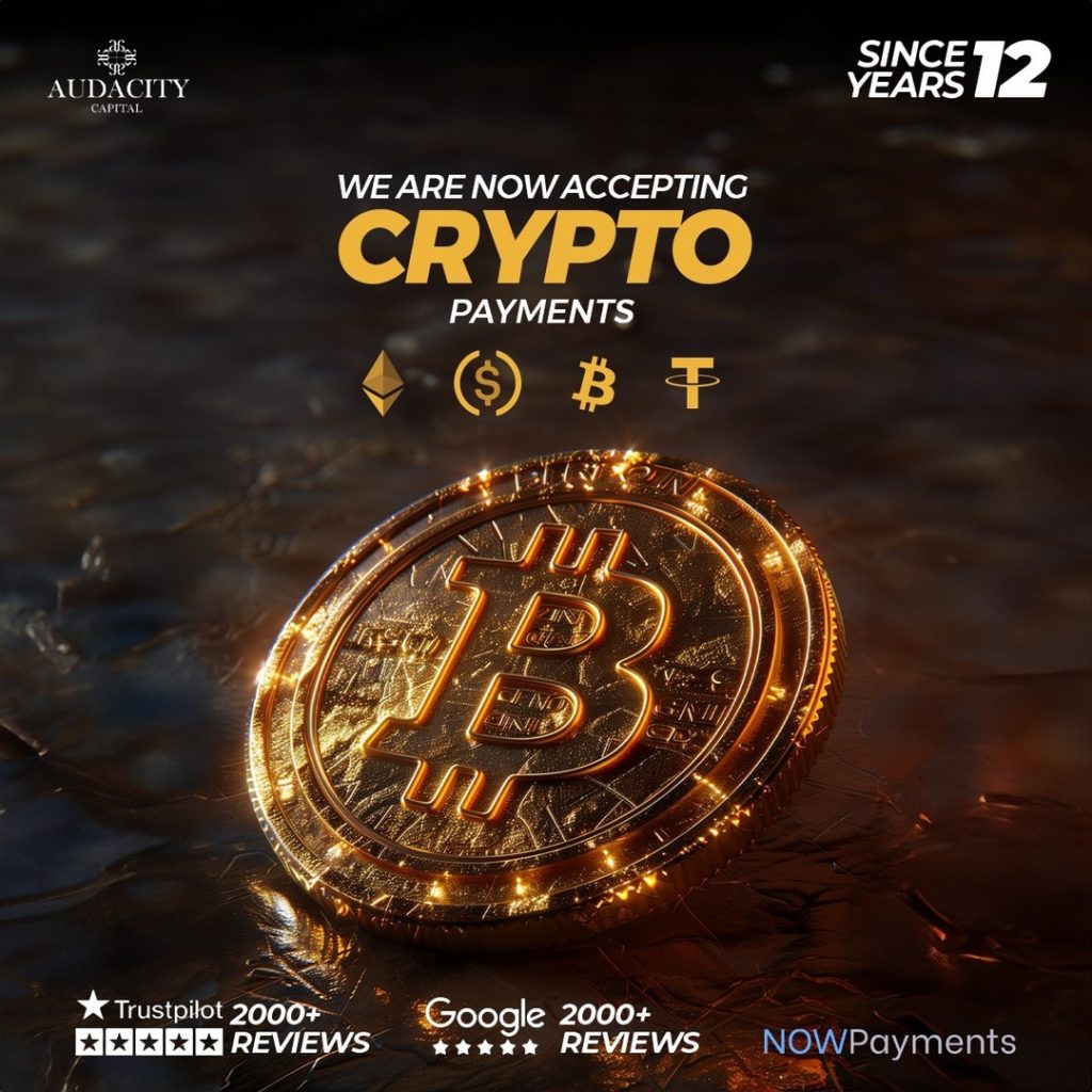 Audacity Capital now accepts a broader range of cryptocurrency options through NowPayments.