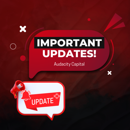 Audacity Capital Important Updates to Ability Challenge