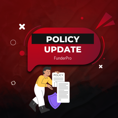 FunderPro Update Payout Policy with 1% Minimum Threshold