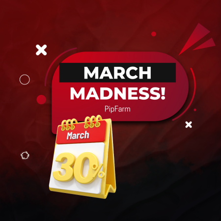 PipFarm 30% Off Trading Accounts in March Madness Offer!