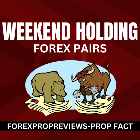 Which prop firms allow holding forex pairs over the weekend?